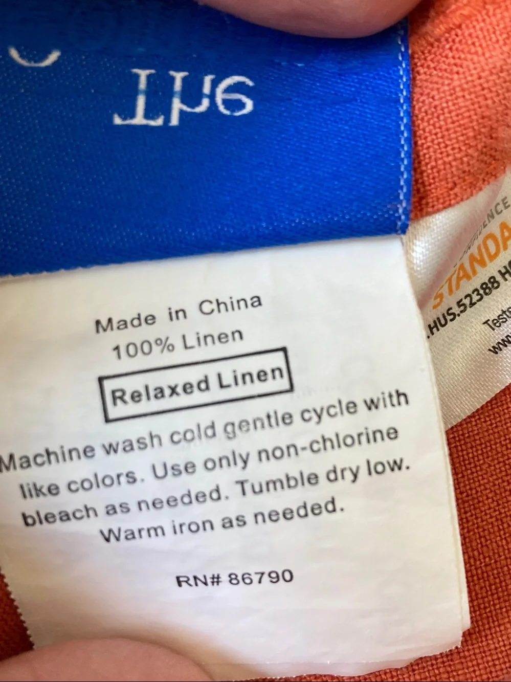 The Company Store 100% Relaxed Linen Duvet Cover Only OEKO-TEX